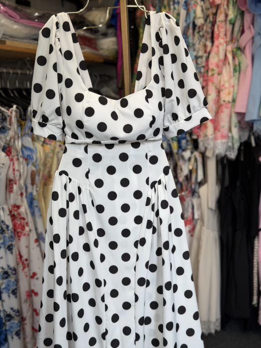 Rochie Roma - Buline alb [2]