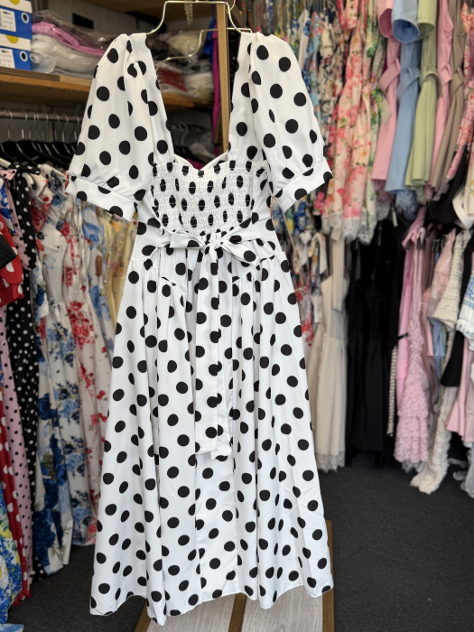 Rochie Roma - Buline alb [4]