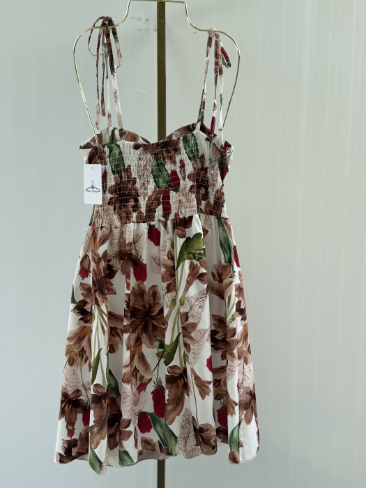Rochie Sorrento Mocha Floral [2]