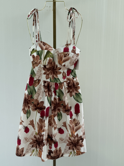 Rochie Sorrento Mocha Floral [3]