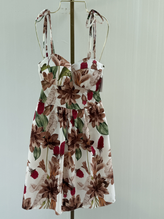Rochie Sorrento Mocha Floral - [3]