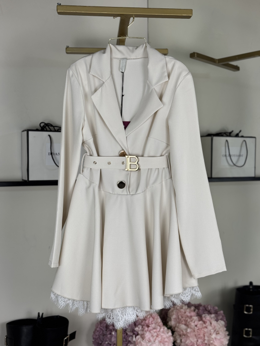 Rochie Stil Salopeta Nairobi - Bej [3]