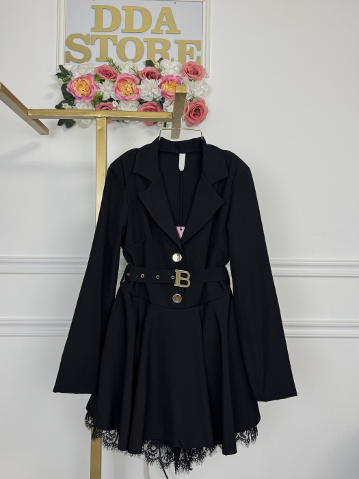 Rochie Stil Salopeta Nairobi - negru [4]