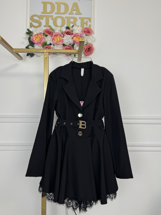 Rochie Stil Salopeta Nairobi - negru [3]