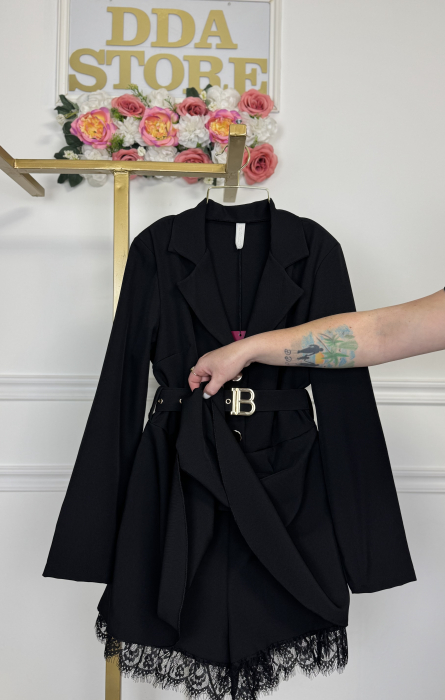 Rochie Stil Salopeta Nairobi - negru [2]