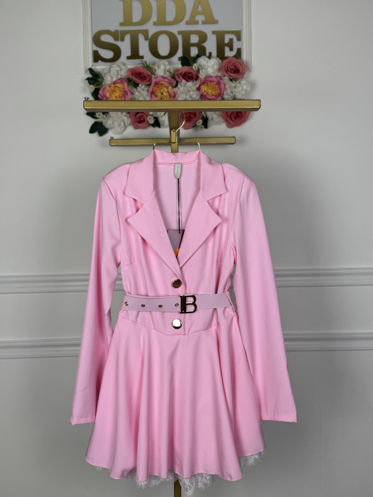 Rochie Stil Salopeta Nairobi - Roz [3]