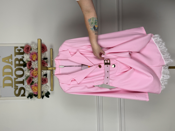 Rochie Stil Salopeta Nairobi - Roz [2]