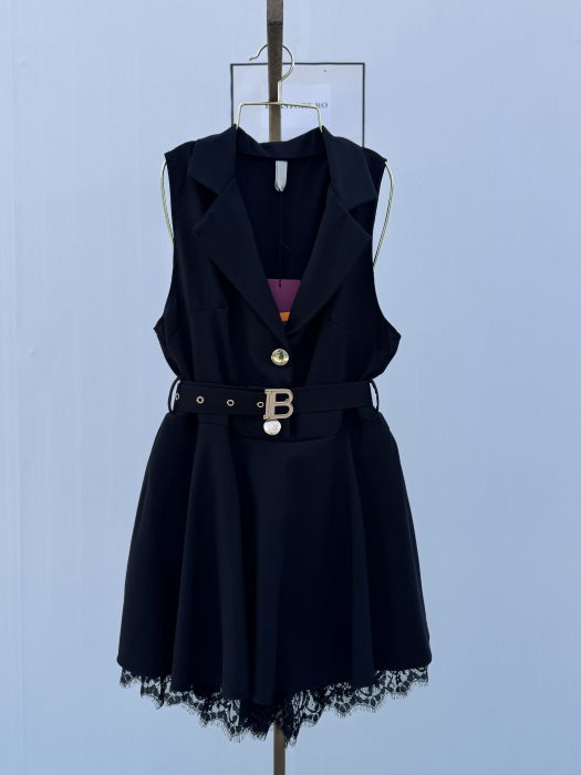 Rochie Stil Salopeta Nairobi2 - negru [3]