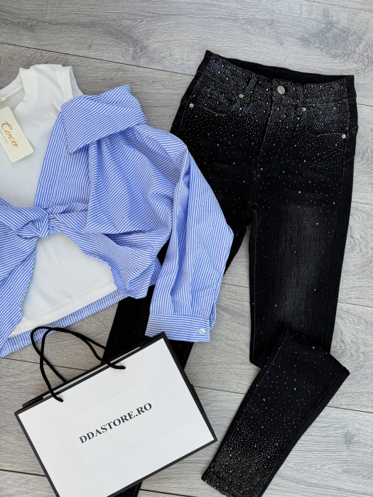 Set Blugi Skinny și Camasa z1 [4]