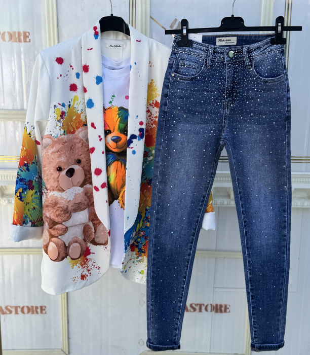 Set Dama Sacou, Tricou, Blugi STP01 [4]