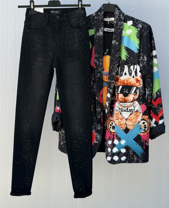 Set Dama Sacou , Tricou , Blugi STP02 [2]
