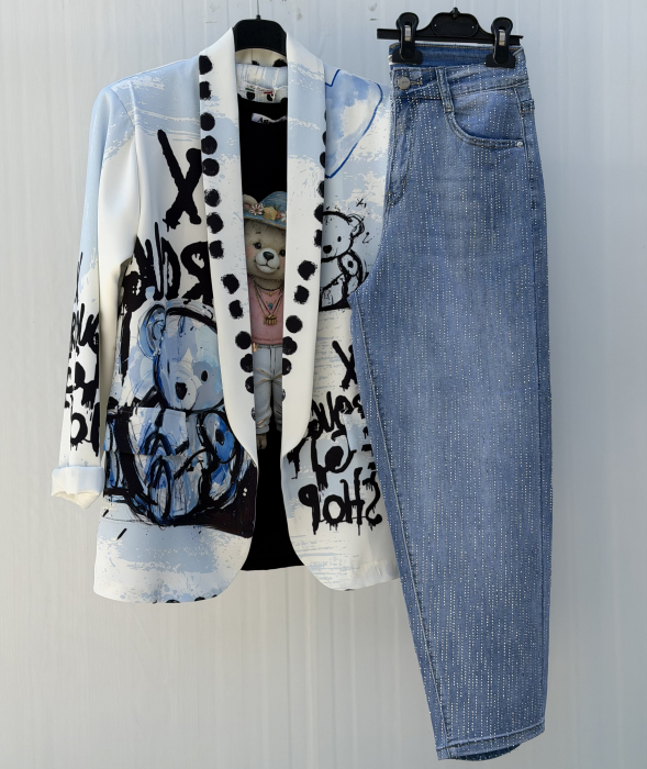 Set Dama Sacou , Tricou , Blugi STP04 [5]