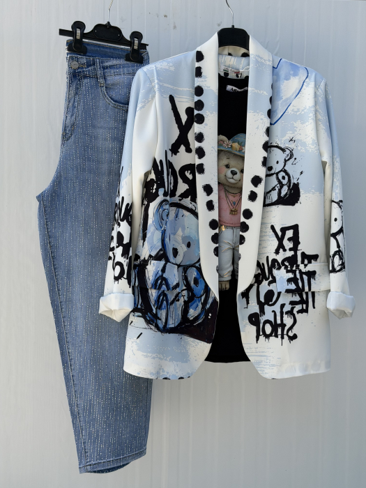 Set Dama Sacou , Tricou , Blugi STP04 [2]