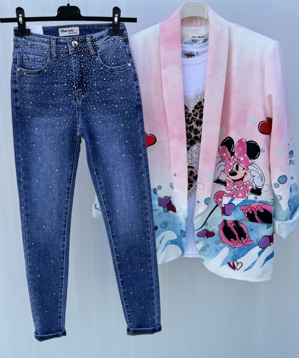 Set Dama Sacou , Tricou , Blugi STP08 [3]