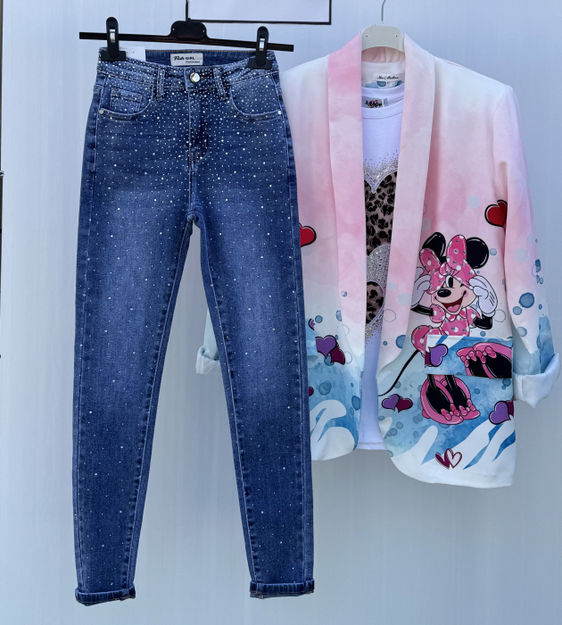 Set Dama Sacou , Tricou , Blugi STP08 [2]