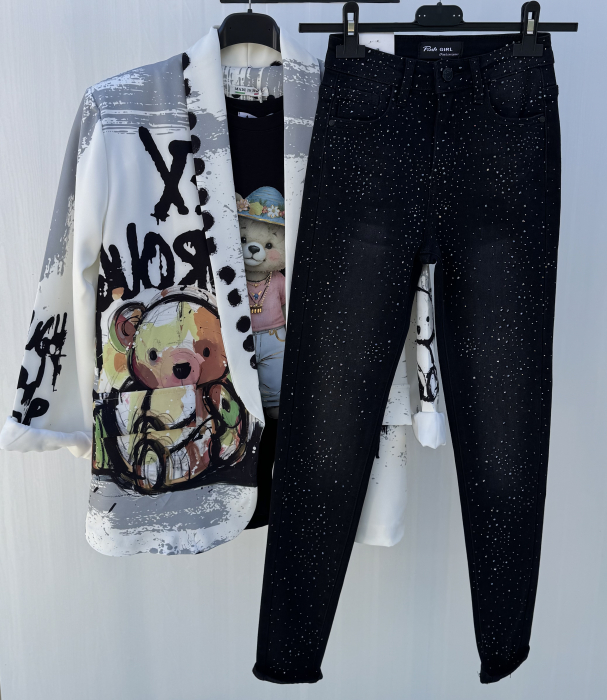 Set Dama Sacou , Tricou , Blugi STP10 [2]