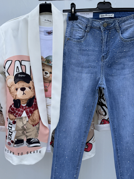 Set Dama Sacou , Tricou , Blugi STP16 [3]