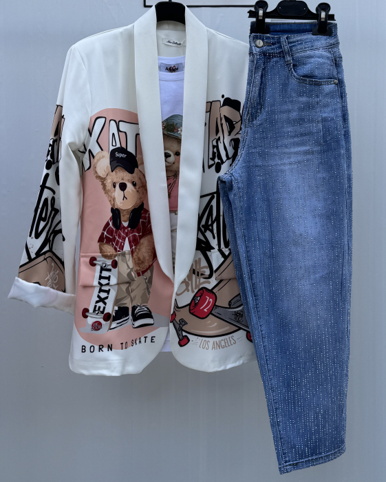 Set Dama Sacou , Tricou , Blugi STP17 [2]