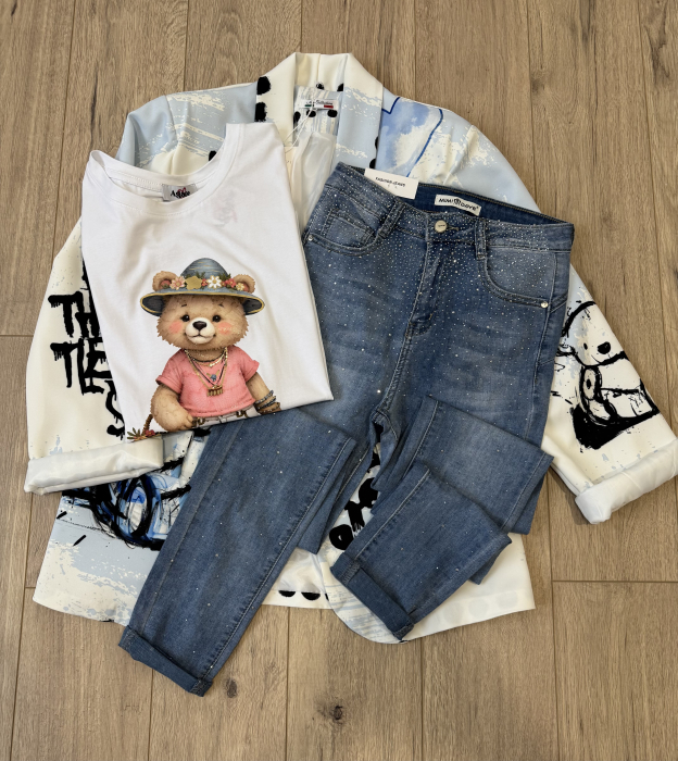 Set Dama Sacou , Tricou , Blugi STP15 [3]