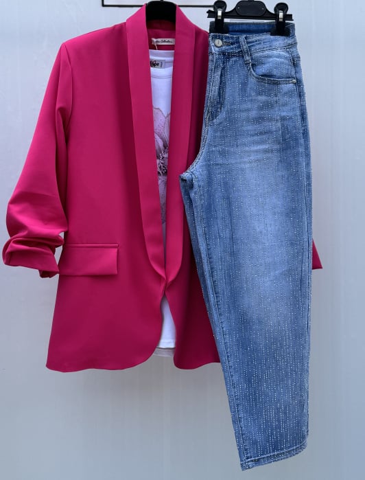 Set Sacou, Tricou, Blugi Skinny CTP05 [2]