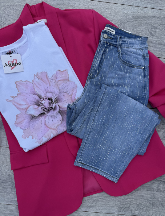 Set Sacou, Tricou, Blugi Skinny CTP05 [4]