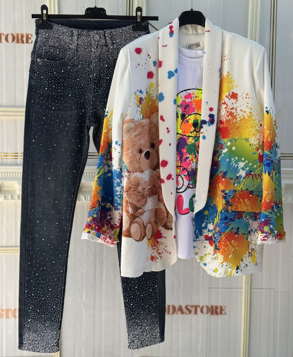 Set Sacou Tricou Blugi Stp02 [3]