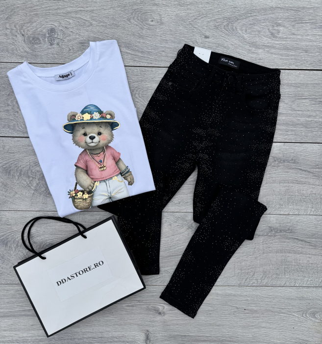 Set Tricou și Blugi Skinny W/01 [2]