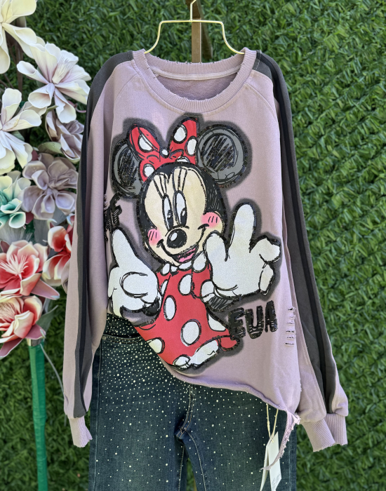 Bluza OverSize lila Coreea [4]