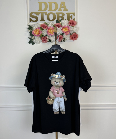 NOUTATI !!! - Tricou Dna Urs -negru