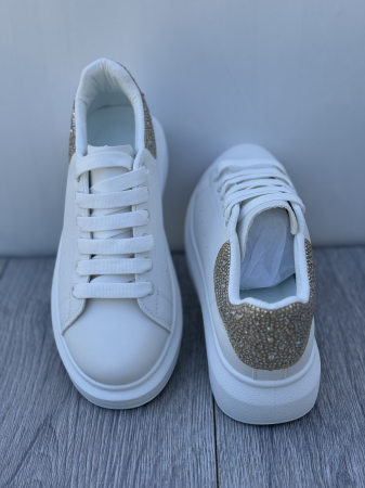 NOUTATI !!! - Adidasi Dama White/Gold