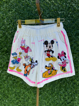 BLUGI - Jeans Disney alb