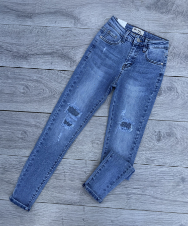 BLUGI - Blugi Skinny Elastici W03