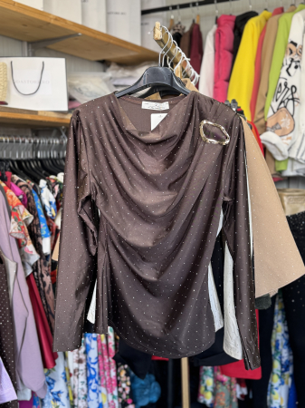 TRICOURI - Bluza Celine -maro