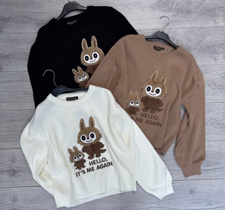 Bluza Labubu alb [2]