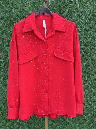 CAMASI - Cămașa Kristen -Rosu