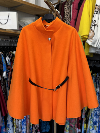 GECI- PALTOANE - Capa Dama lunga - orange