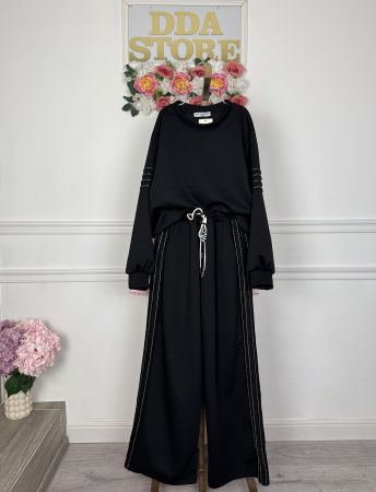 SETURI - Compleu Casual Soft Black