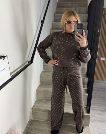 Compleu din tricot  Choco Shine [3]