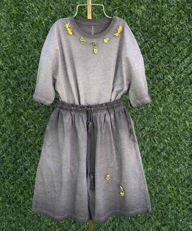 COMPLEURI - Compleu din bumbac premium Grey