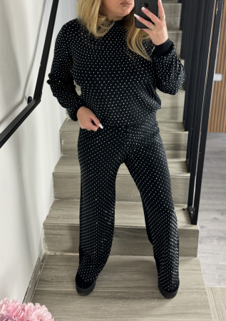 SETURI - Compleu din tricot Black Shine