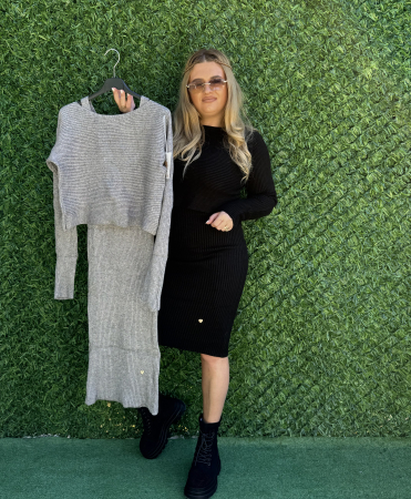 TRENINGURI - Compleu din tricot fin 2 piese