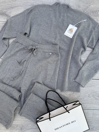 Compleu din tricot moale - gri [3]