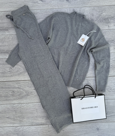 Compleu din tricot moale - gri [2]