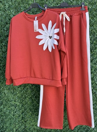 SETURI - Compleu Floare-caramiziu