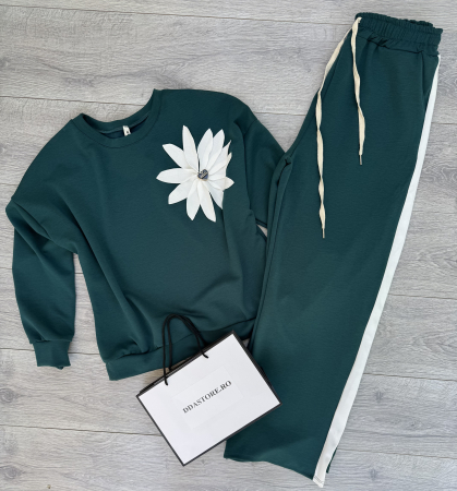 Compleu Floare-turcoaz [2]