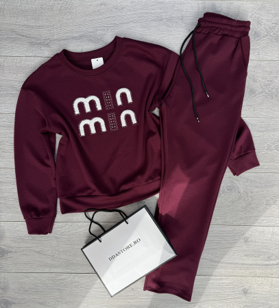 SETURI - Compleu Miu2 burgundi
