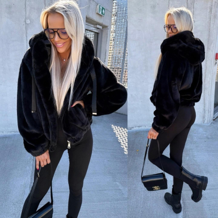 GECI- PALTOANE - Geaca AMY-black -