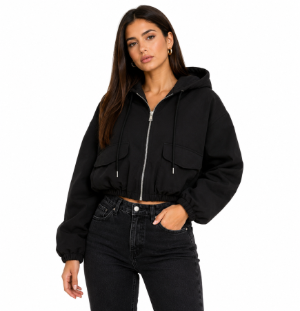 GECI- PALTOANE - Jachetă din denim black