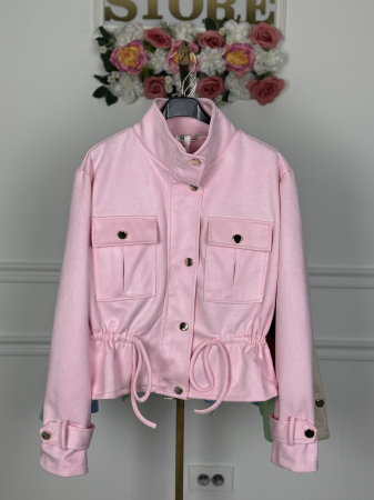 NOUTATI !!! - Jachetă Velvet -Rose