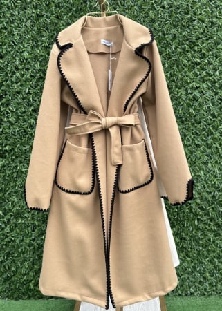 NOUTATI !!! - Palton Gossy - maro deschis